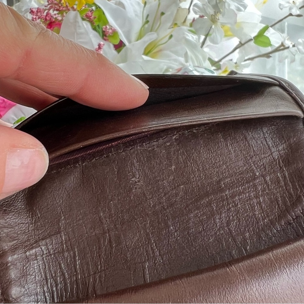 Vintage 70s Christian Dior Diorissimo oblique monogram wallet Leather canvas - Picture 14 of 16